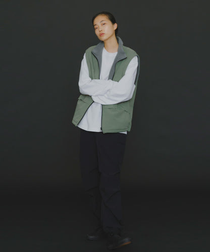 『販売』『男女同款』Uiscel 抓絨內襯拉鍊寬鬆馬甲