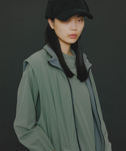 『販売』『男女同款』Uiscel 抓絨內襯拉鍊寬鬆馬甲