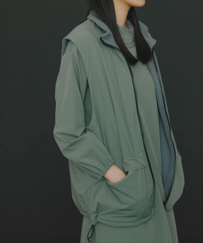 『販売』『男女同款』Uiscel 抓絨內襯拉鍊寬鬆馬甲