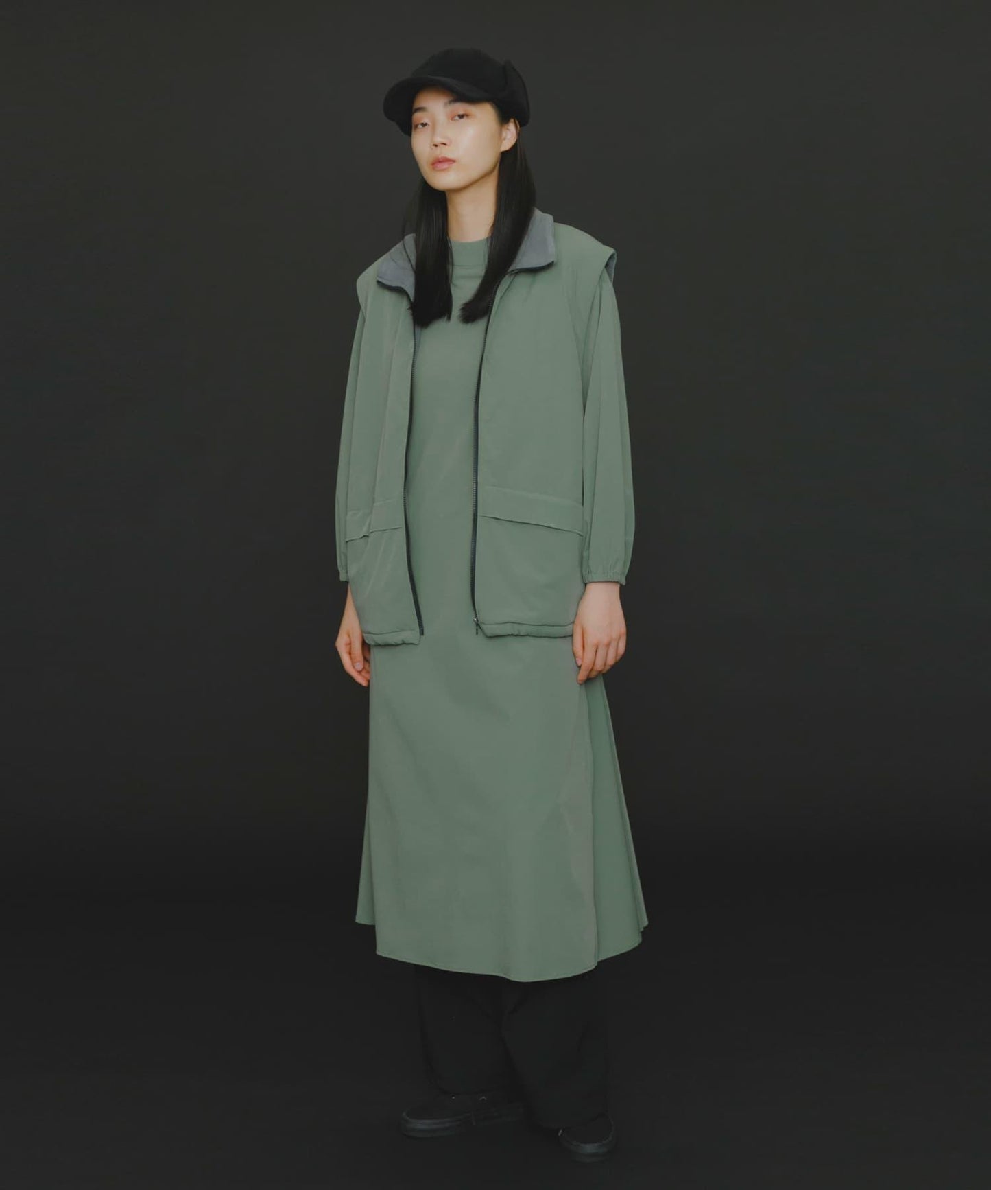 『販売』『男女同款』Uiscel 抓絨內襯拉鍊寬鬆馬甲