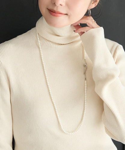 長款珍珠掛鉤項鍊