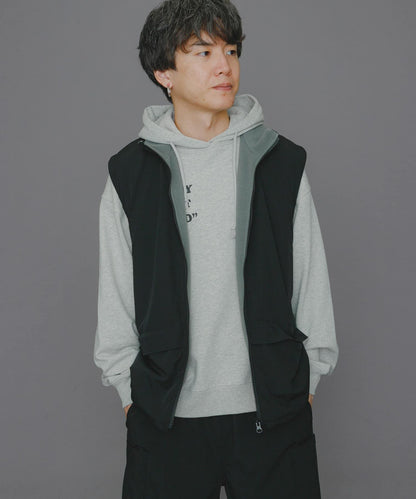 『販売』『男女同款』Uiscel 抓絨內襯拉鍊寬鬆馬甲