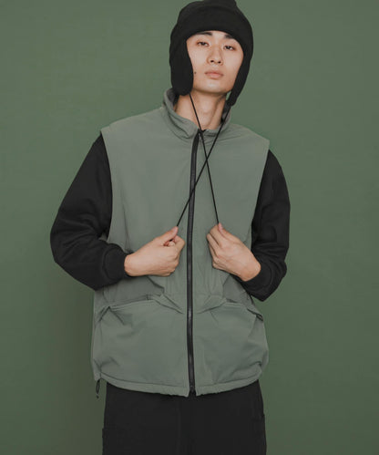 『販売』『男女同款』Uiscel 抓絨內襯拉鍊寬鬆馬甲