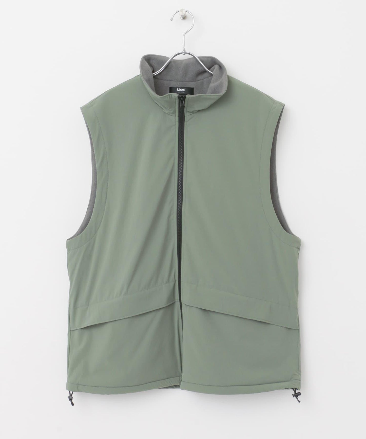 『販売』『男女同款』Uiscel 抓絨內襯拉鍊寬鬆馬甲