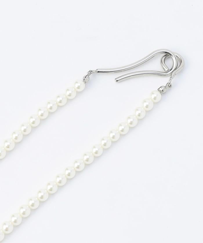 長款珍珠掛鉤項鍊