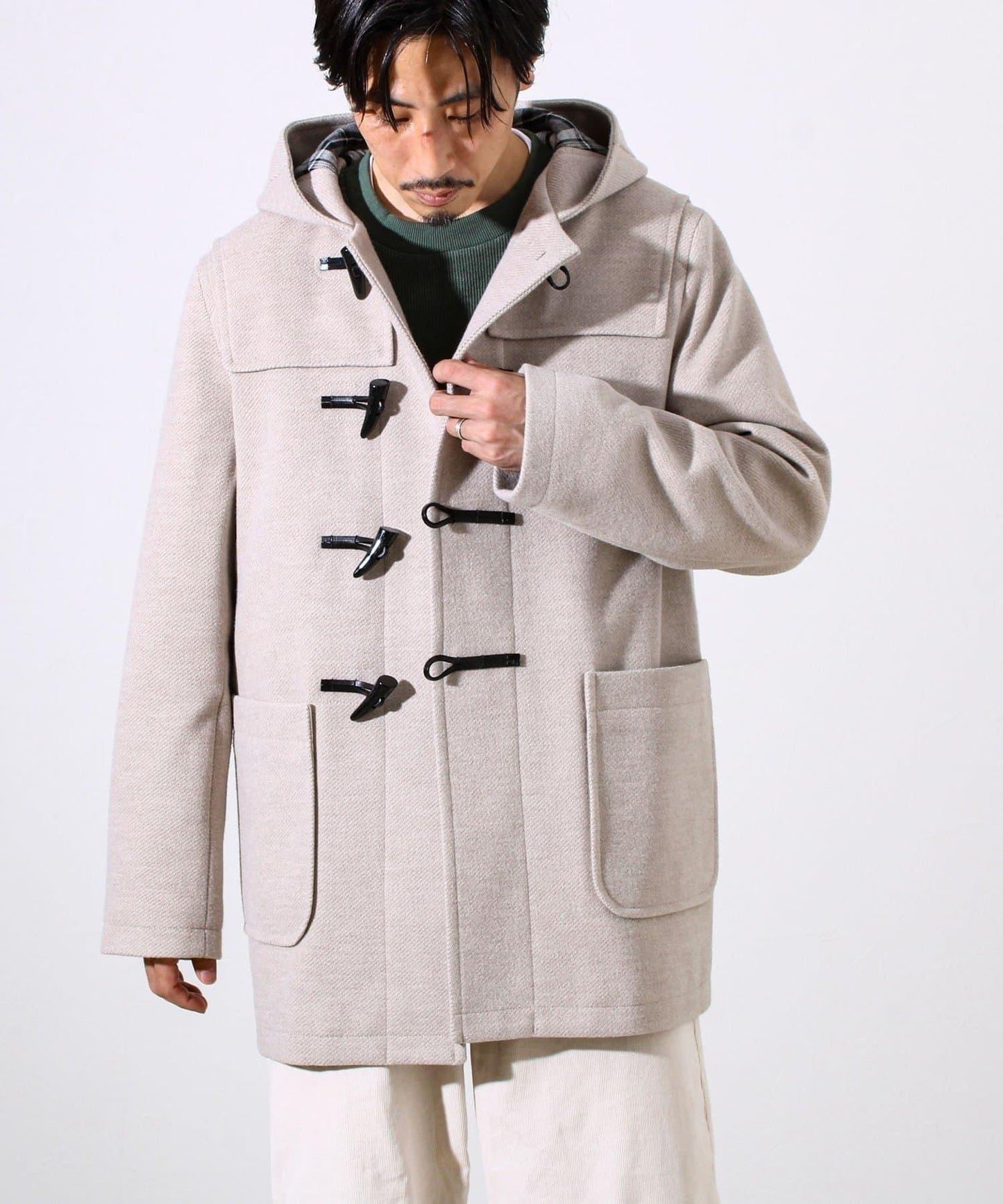 【去年人氣單品再度登場】經典牛角扣大衣