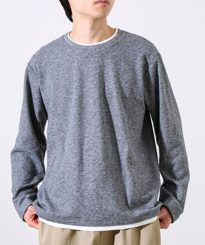 【彈力面料】拉絨假兩件套頭衫