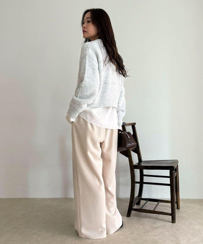 蝴蝶結領褶皺襯衫