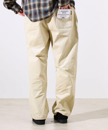 【人氣系列/男女同款/4尺碼/7色可選】GOODNESS燈芯絨長褲