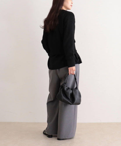 蝴蝶結領褶皺襯衫