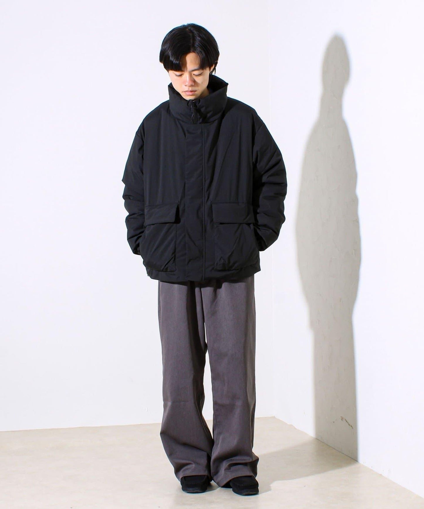 高性價比保暖中棉立領夾克