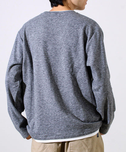 【彈力面料】拉絨假兩件套頭衫