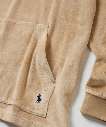 【POLO RALPH LAUREN】POLO天鵝絨連帽衫