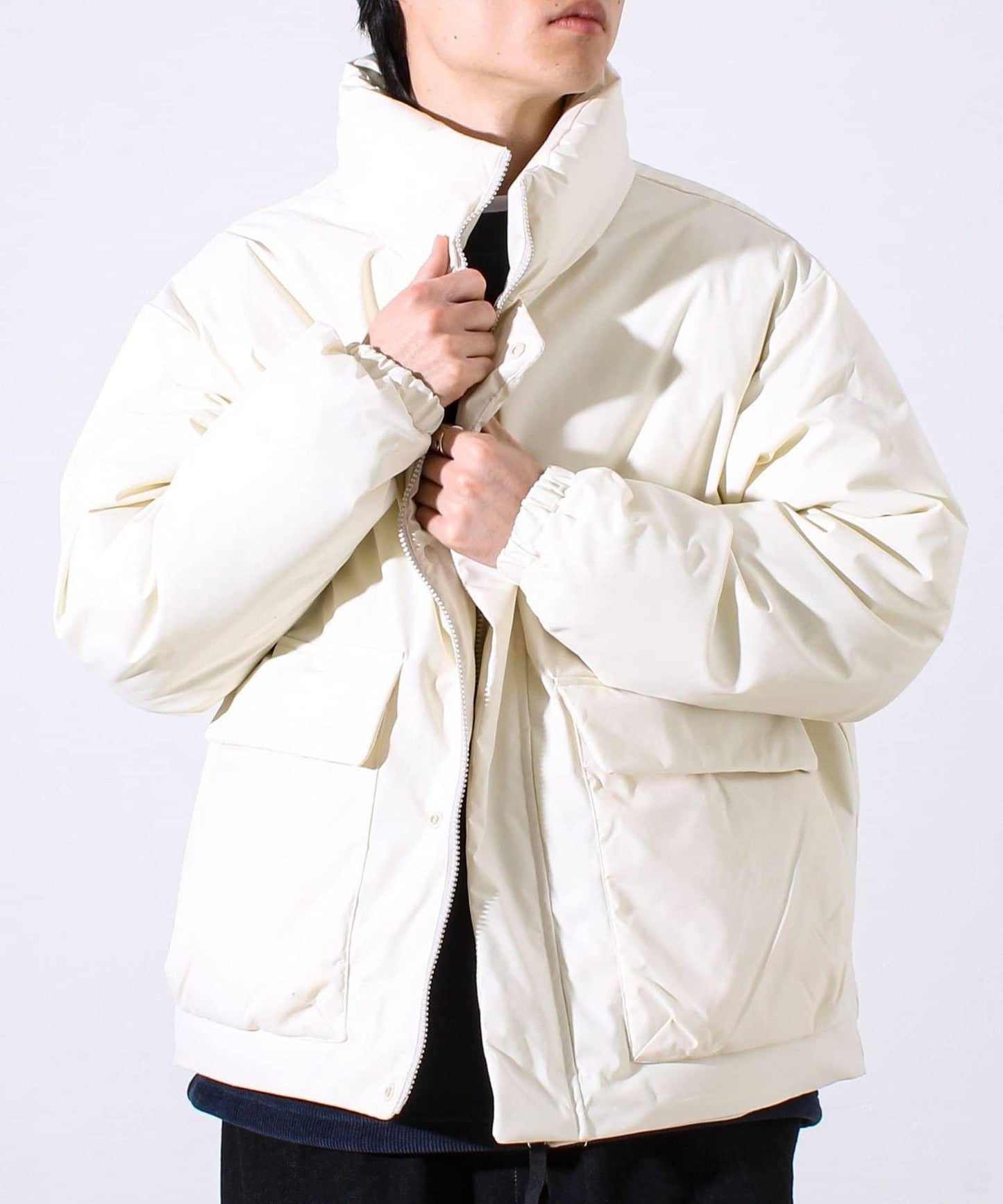 高性價比保暖中棉立領夾克