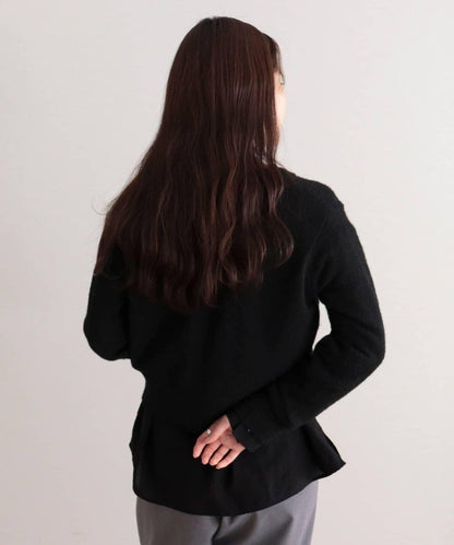 蝴蝶結領褶皺襯衫