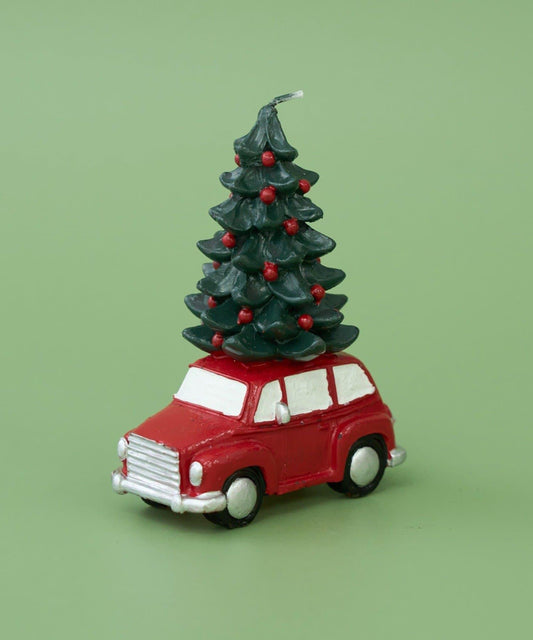 手工蠟燭馬車屋頂樹