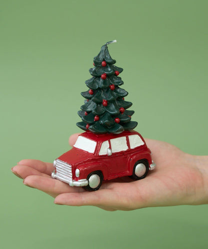 手工蠟燭馬車屋頂樹