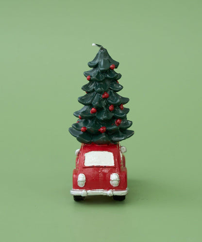 手工蠟燭馬車屋頂樹