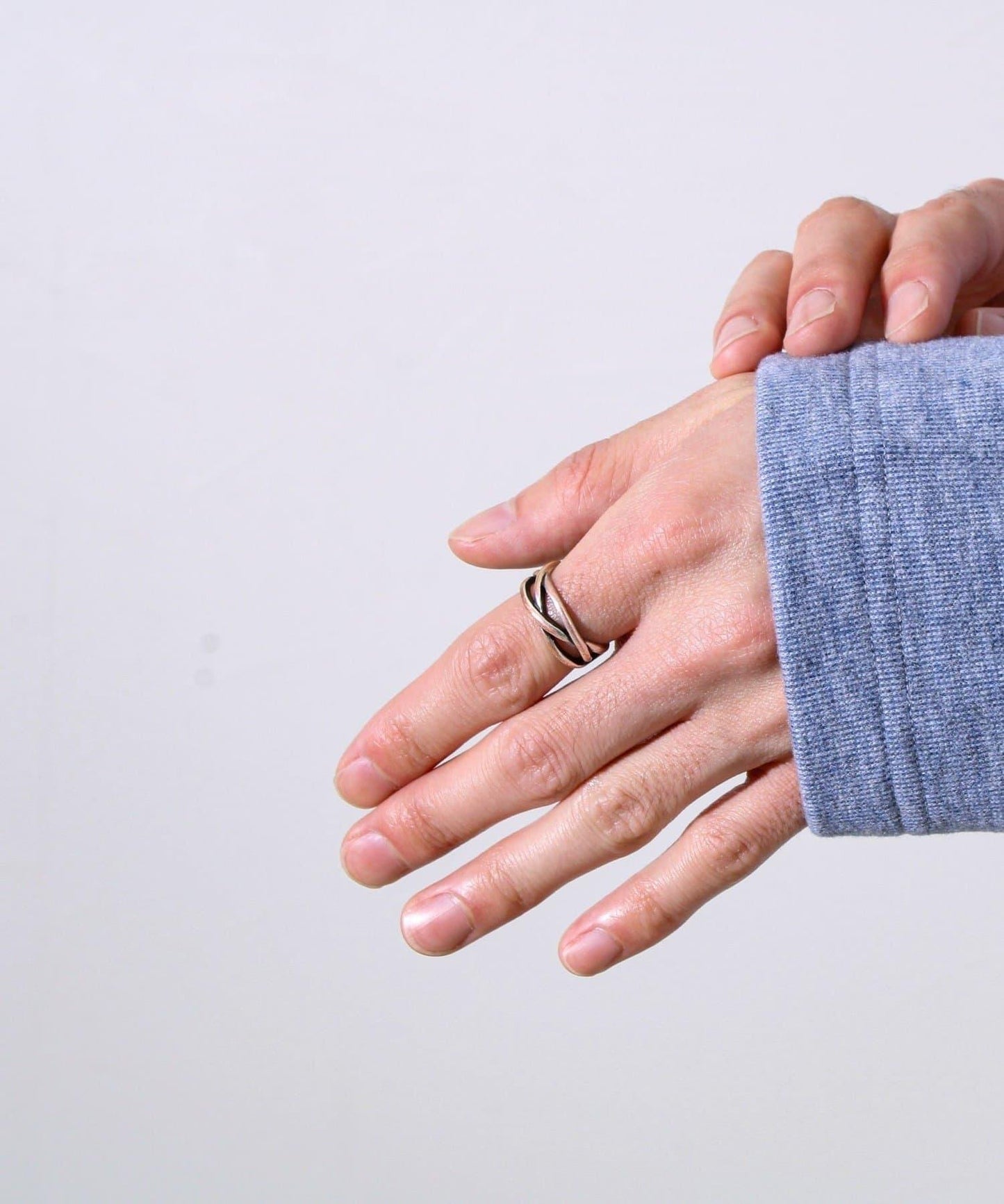 【彈力面料】拉絨假兩件套頭衫