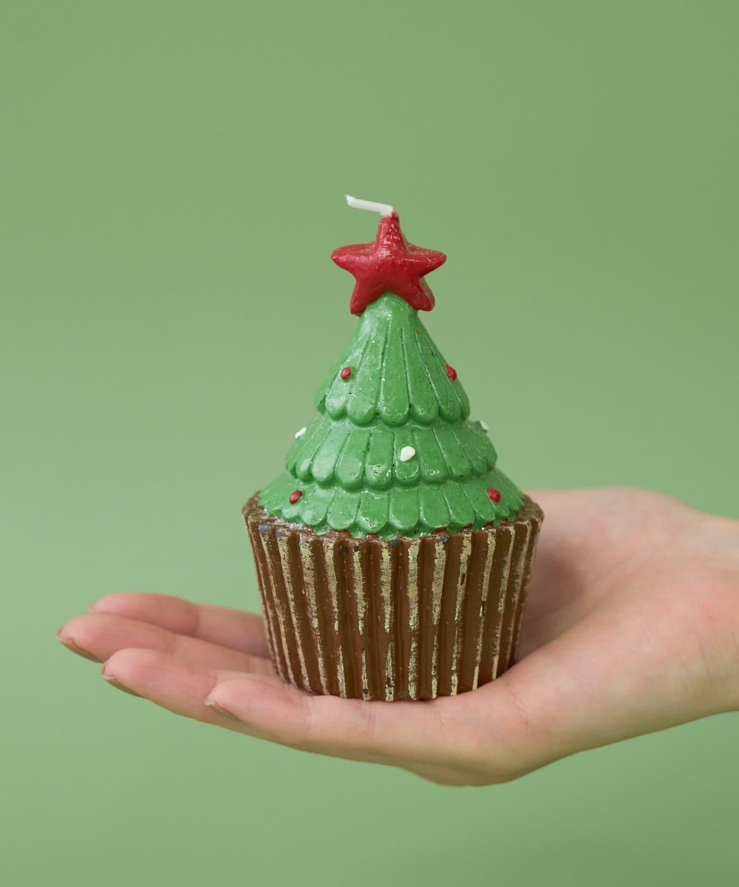 手工蠟燭杯子蛋糕