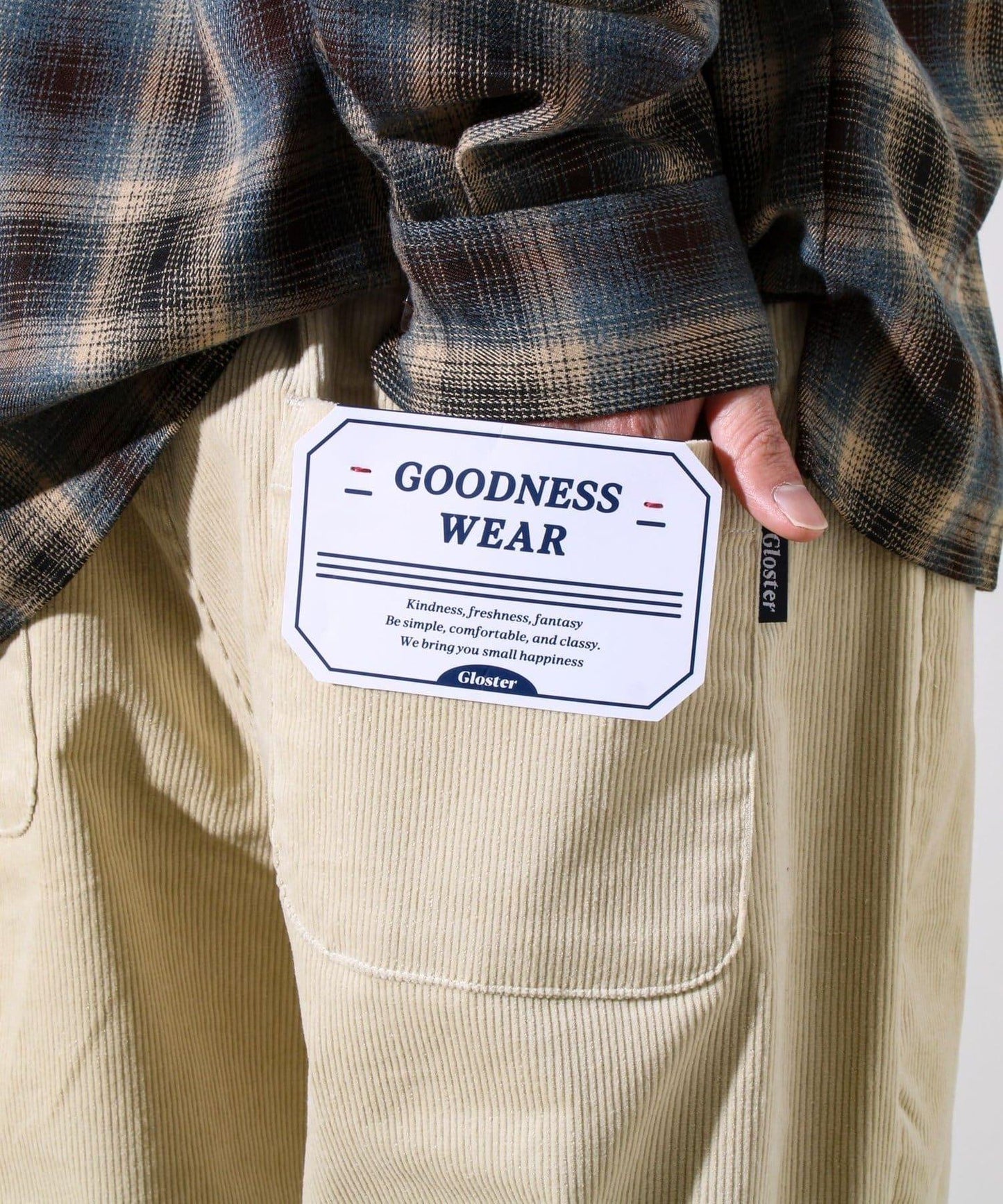 【人氣系列/男女同款/4尺碼/7色可選】GOODNESS燈芯絨長褲