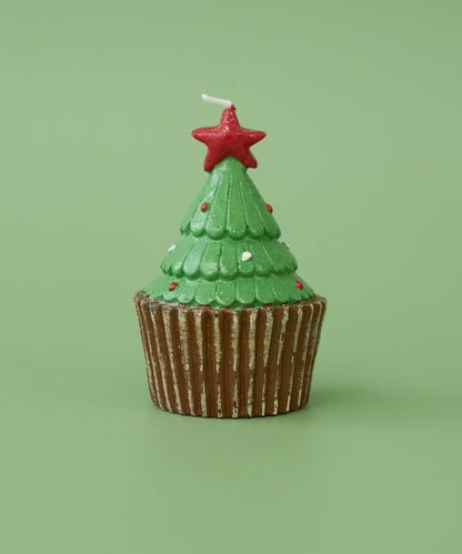 手工蠟燭杯子蛋糕