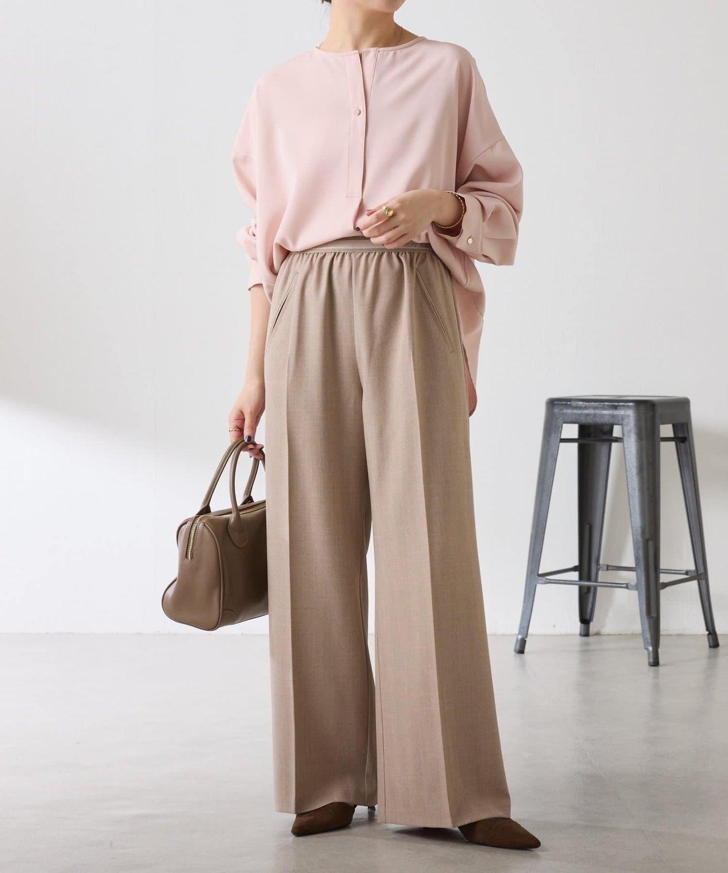 【修身顯瘦】翻領寬鬆襯衫/禮服