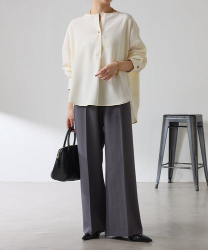 【修身顯瘦】翻領寬鬆襯衫/禮服