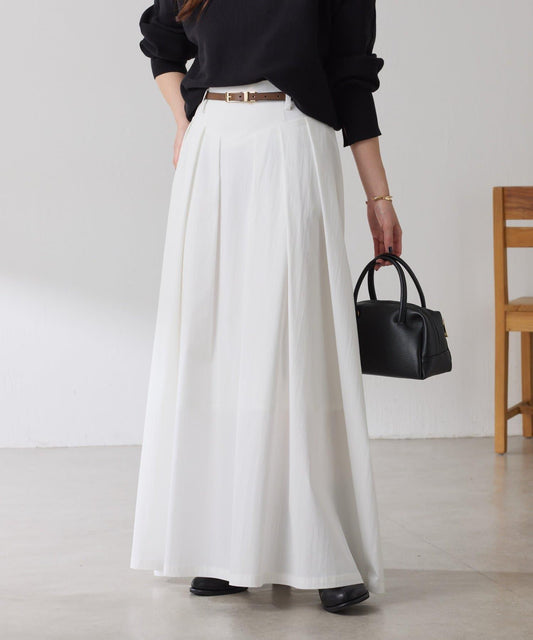 蓬鬆喇叭半身裙