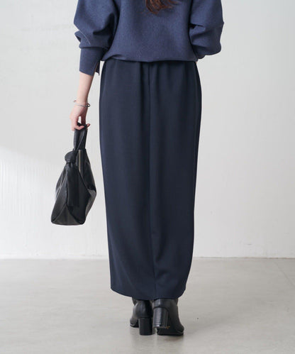 【2尺碼可選】羊毛感繫帶半身裙/可成套搭配