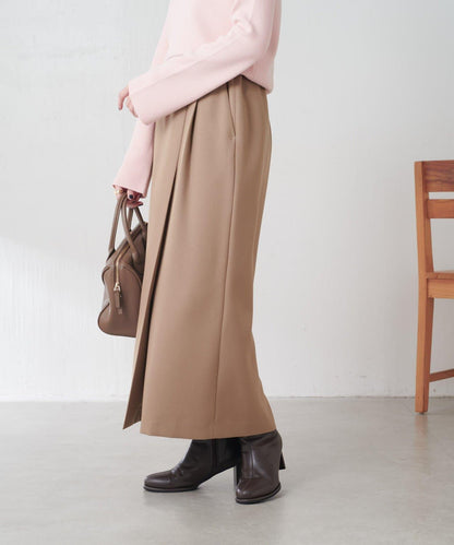 【2尺碼可選】羊毛感繫帶半身裙/可成套搭配