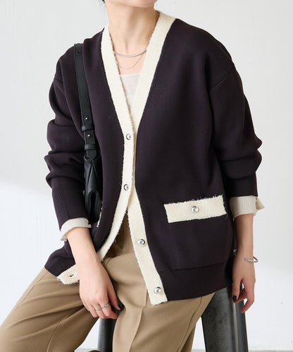 【輕盈/顯氣質】半米蘭針織開衫