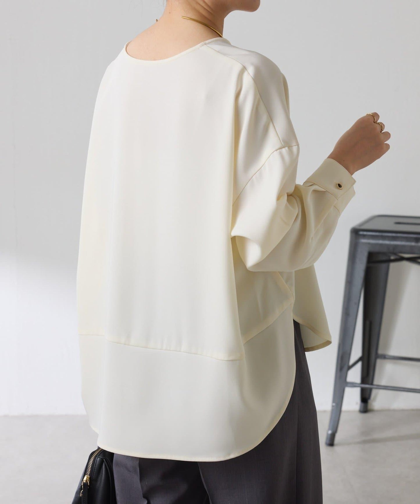 【修身顯瘦】翻領寬鬆襯衫/禮服