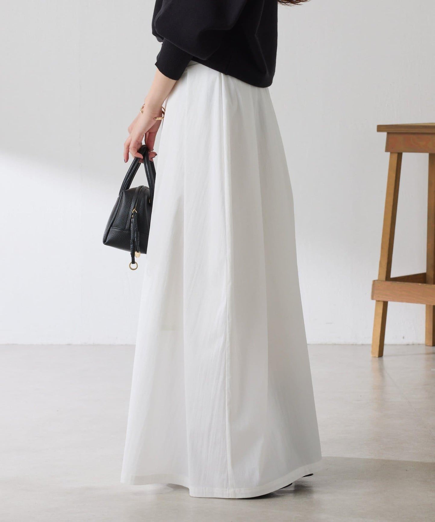 蓬鬆喇叭半身裙