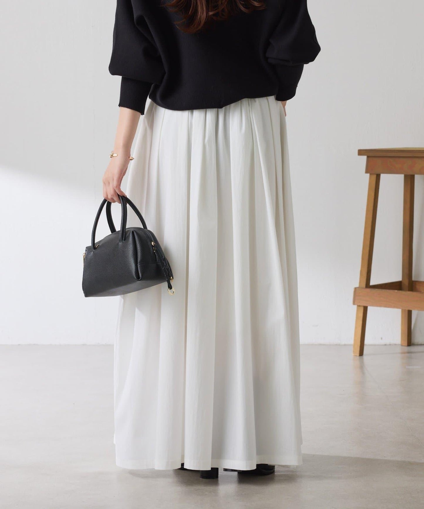 蓬鬆喇叭半身裙