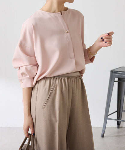 【修身顯瘦】翻領寬鬆襯衫/禮服