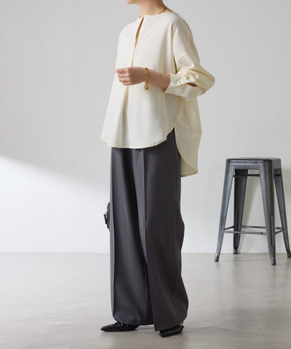 【修身顯瘦】翻領寬鬆襯衫/禮服