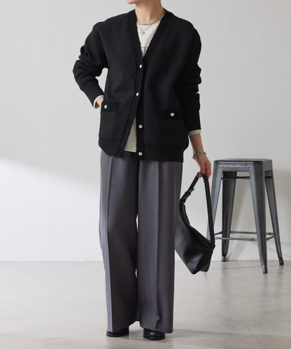 【輕盈/顯氣質】半米蘭針織開衫