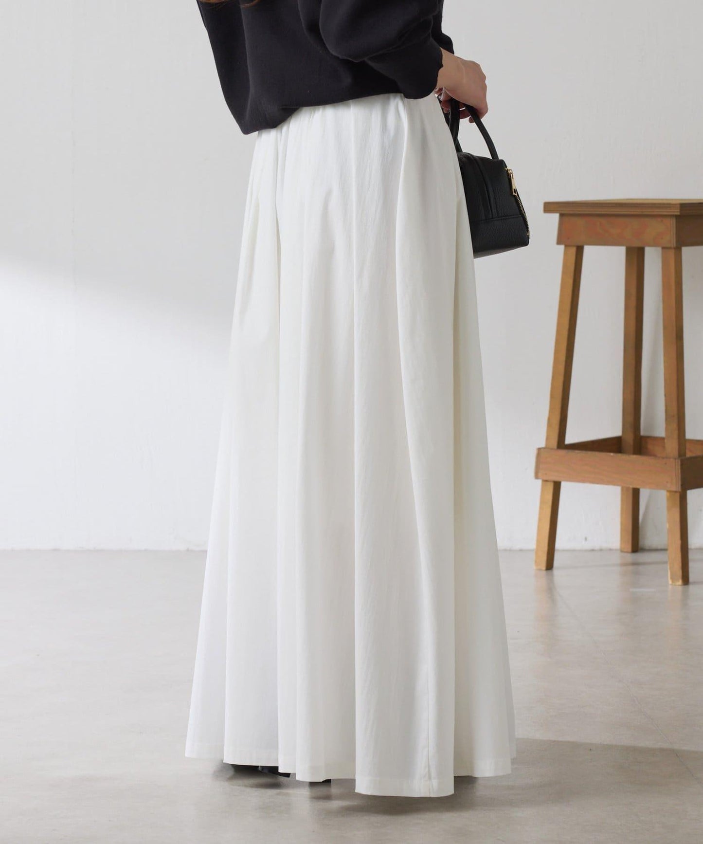 蓬鬆喇叭半身裙