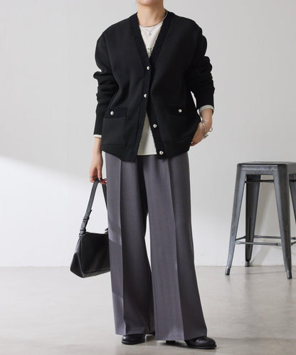 【輕盈/顯氣質】半米蘭針織開衫