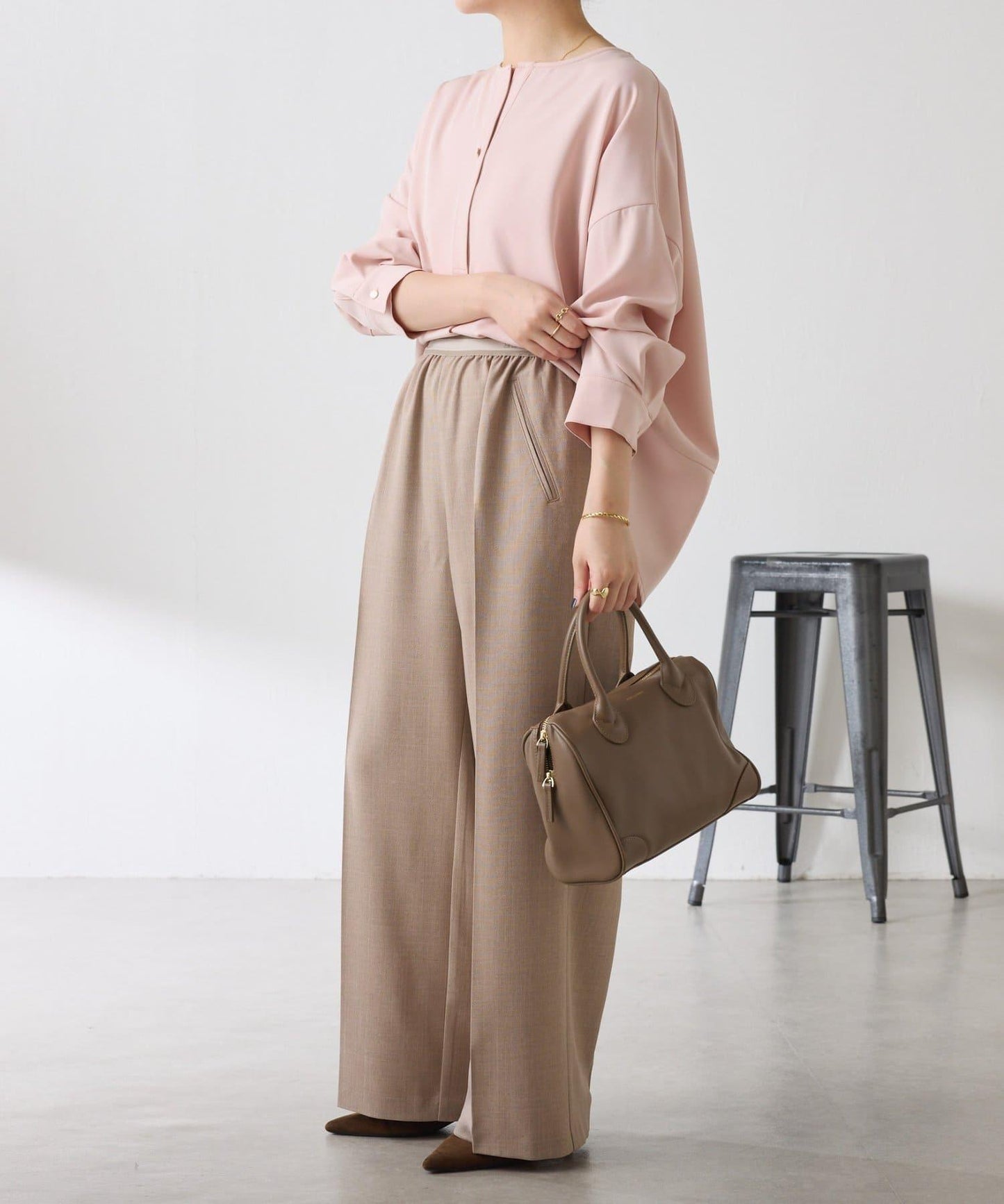 【修身顯瘦】翻領寬鬆襯衫/禮服