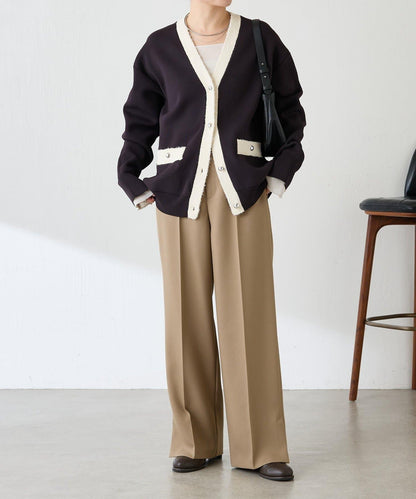 【輕盈/顯氣質】半米蘭針織開衫