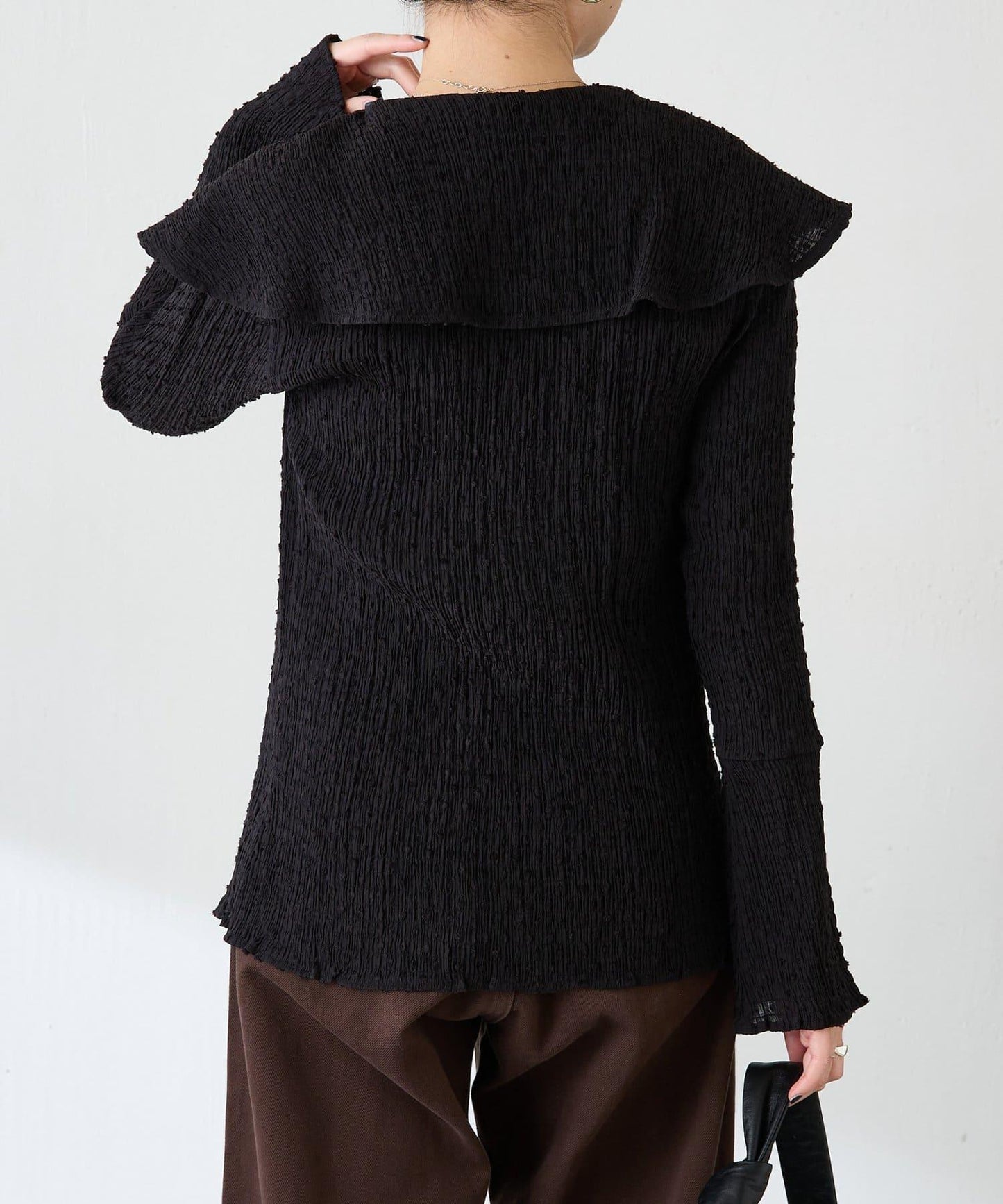 【領子可拆卸】大翻領開衫