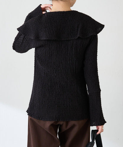 【領子可拆卸】大翻領開衫