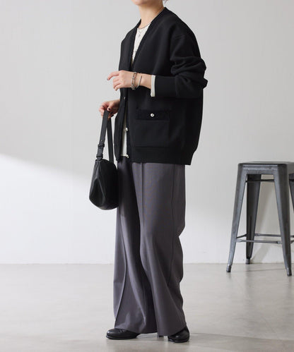 【人氣系列】亮片條紋鬆緊腰帶長褲