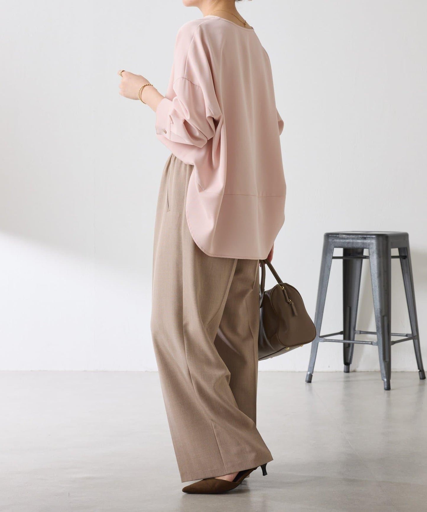 【修身顯瘦】翻領寬鬆襯衫/禮服