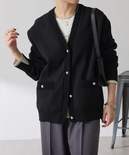 【輕盈/顯氣質】半米蘭針織開衫