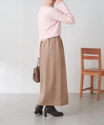 【2尺碼可選】羊毛感繫帶半身裙/可成套搭配