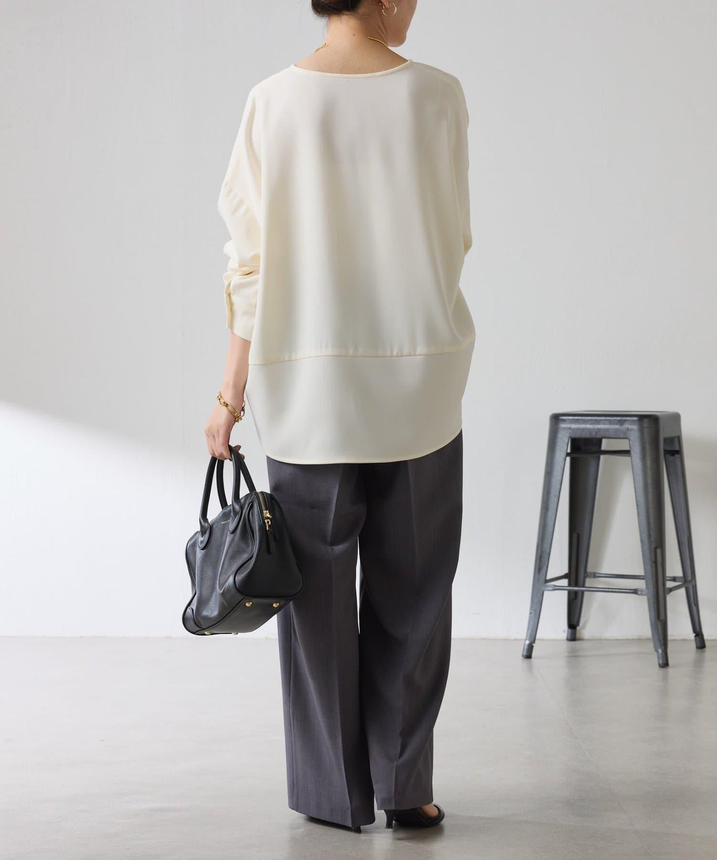 【修身顯瘦】翻領寬鬆襯衫/禮服