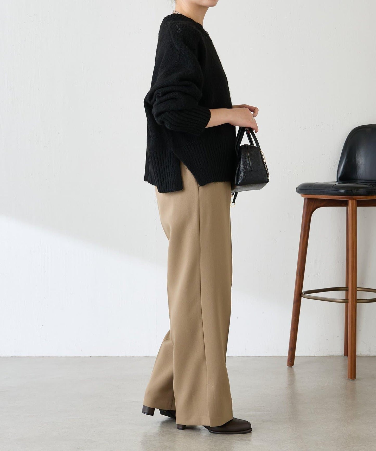 【人氣系列/2尺碼可選】羊毛感直筒褲/禮服